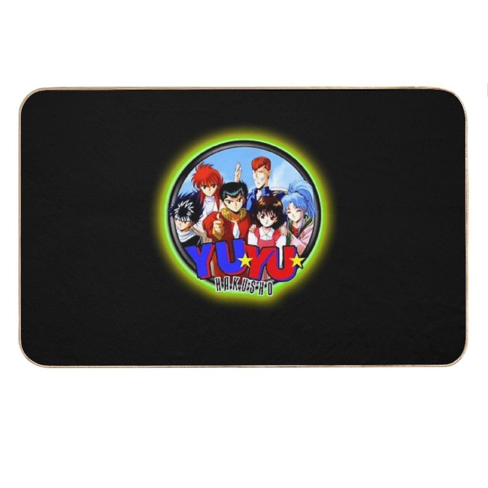 Characters Funny Hakusho Manga Logo Bath Mat