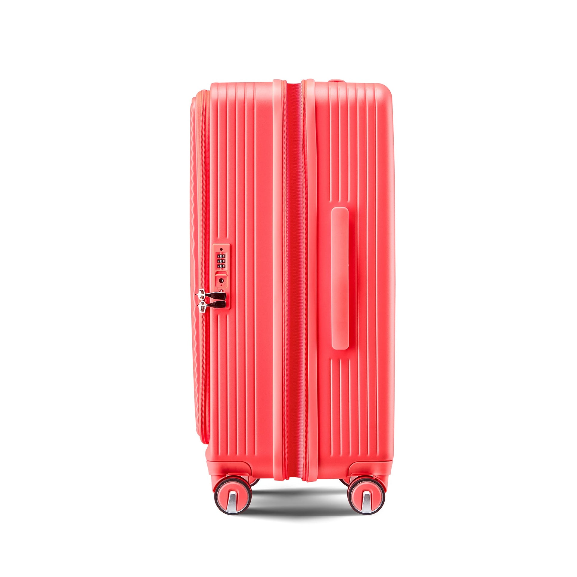 Luggage Sets 3 Piece(20/24/28), Expandable Carry On Luggage with TSA Lock Airline Approved, 100% PC Hard Shell and Lightweight Suitcase with Front Pocket and Spinner Wheels
