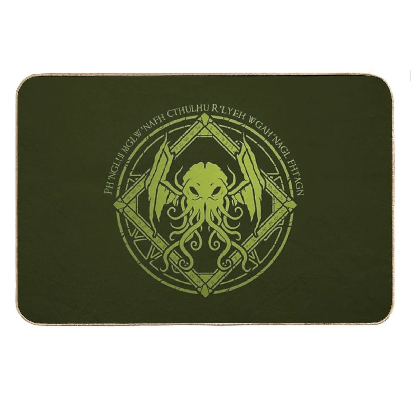 Cthulhu - Lovecraft - Chant Design Bath Mat