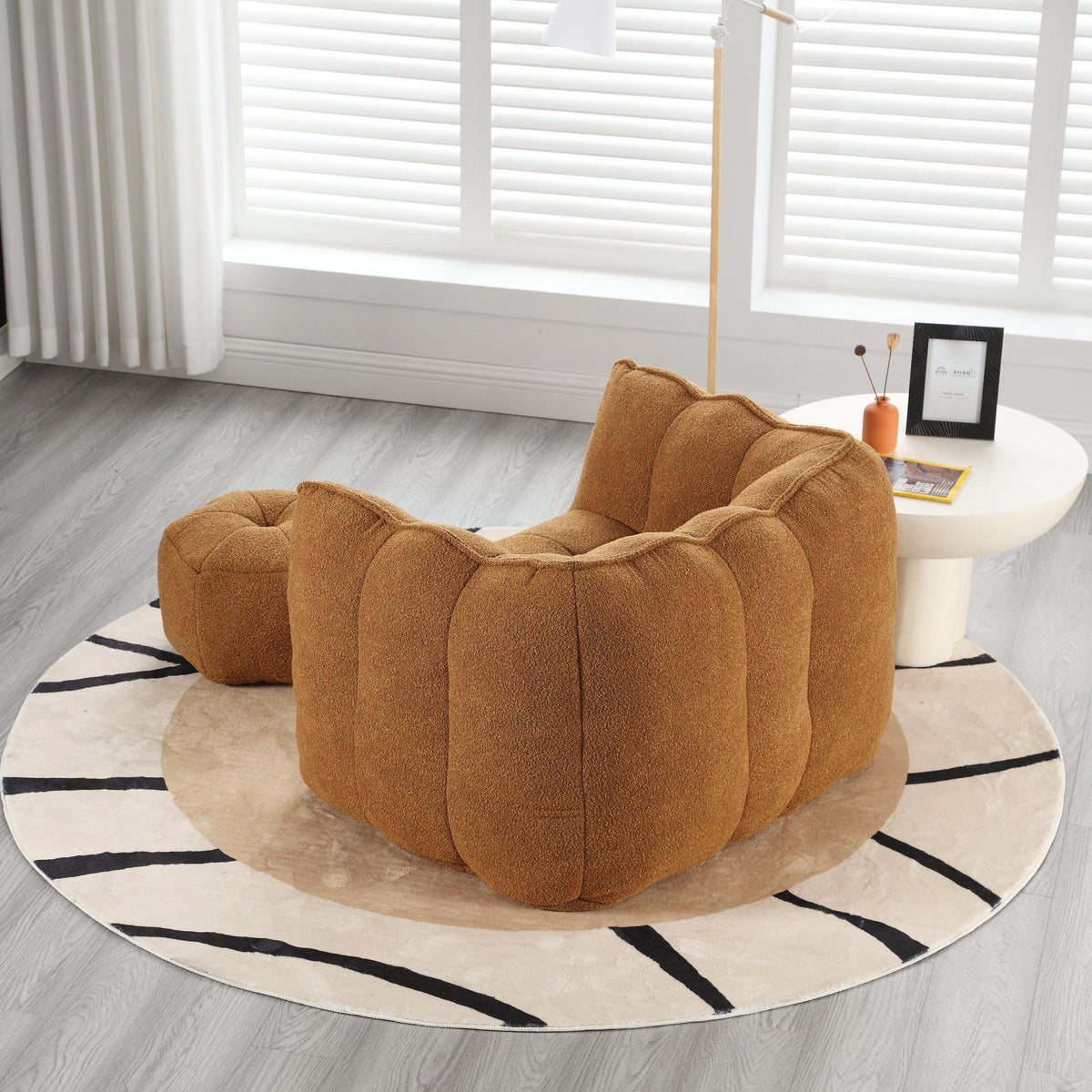 Soft Bean Bag Chair with High Resilient Foam
