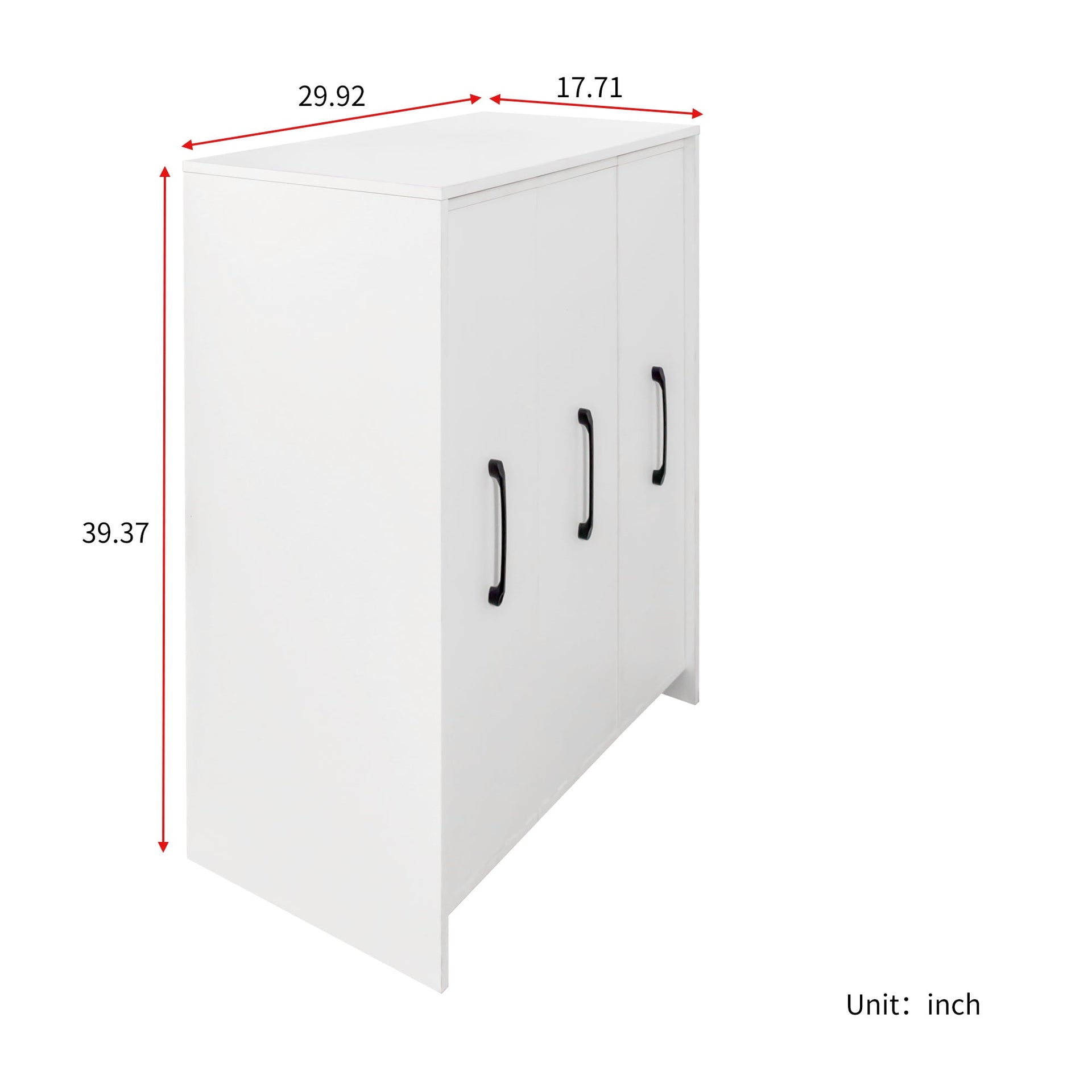 Bookcase with Three Pulled Out Doors Shelving Cabinet,3 Tier Floor Standing Bookcase,Slide Out Storage Bookcase file cabinet,Office Bedroom Living Room Hidden Storage Cabinet with Wheels