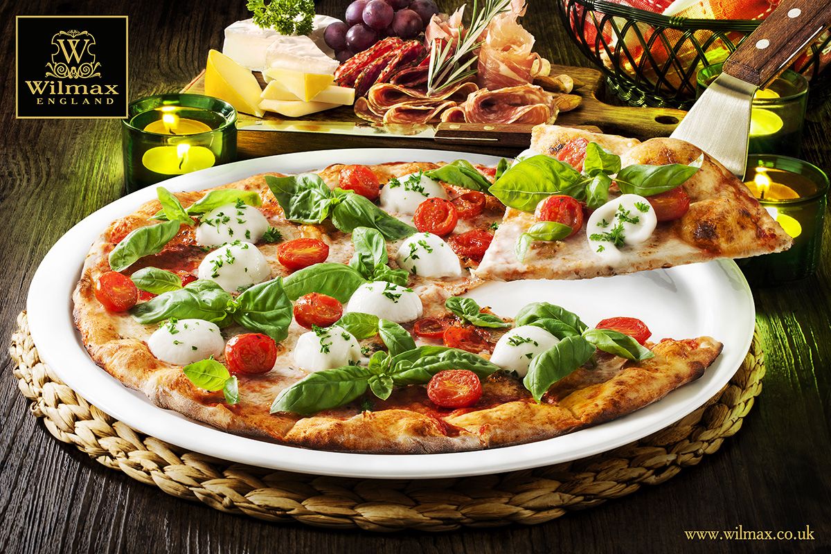 White Personal Pizza Plate 14