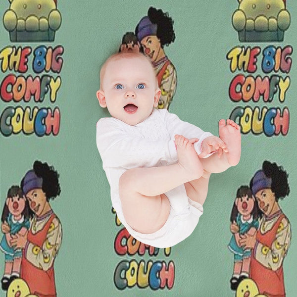 Loonette And Molly (The Big Comfy Couch) Machine-washable Throw Blanket