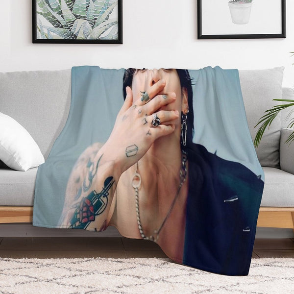 Jungkook Seven Velvety-soft Throw Blanket
