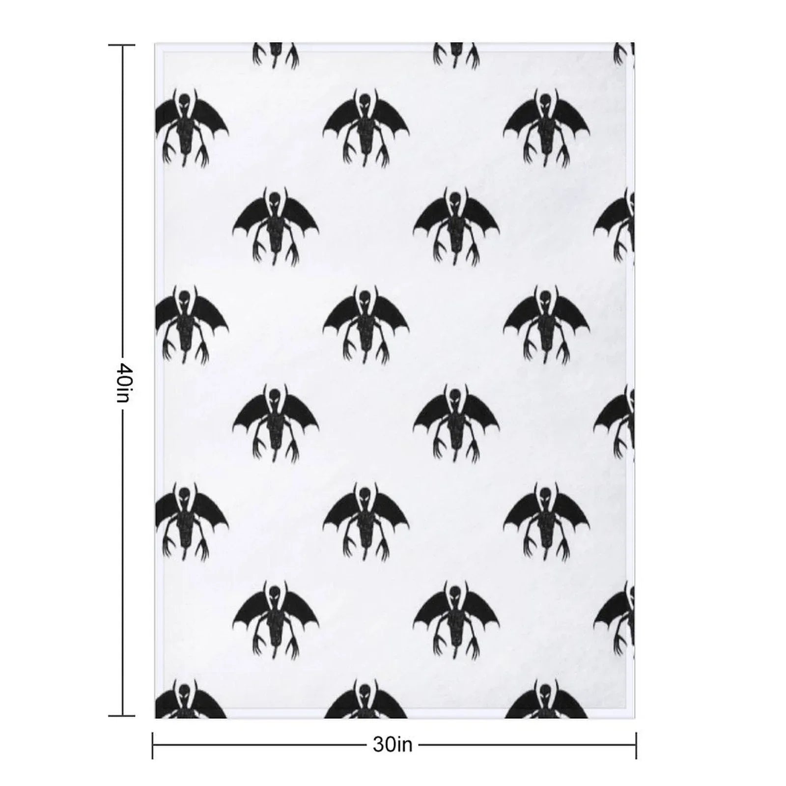 Deadwing Throw Blanket