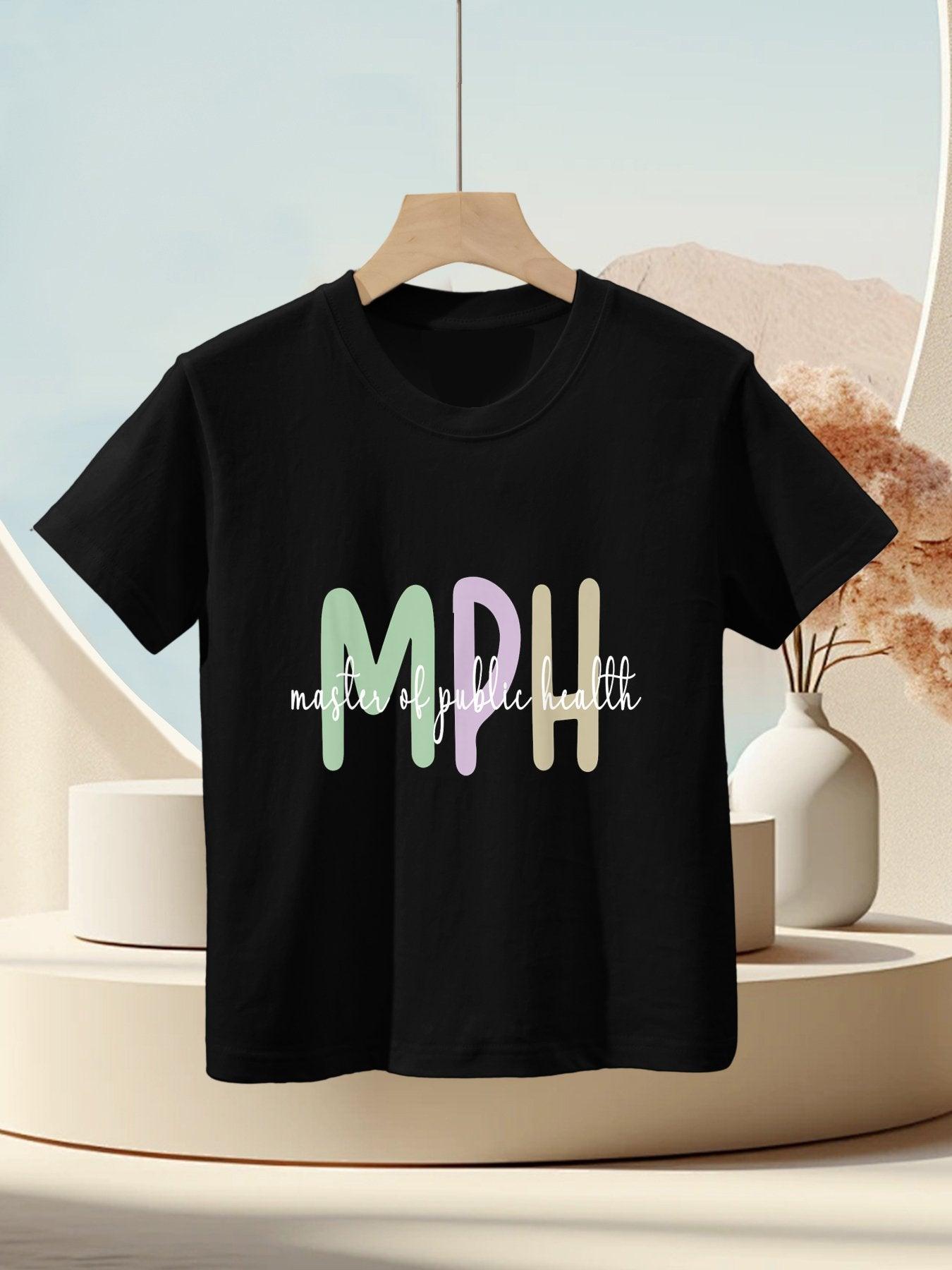 MPH Appreciation Public Health Graduation Master's Degree Kids T-Shirt