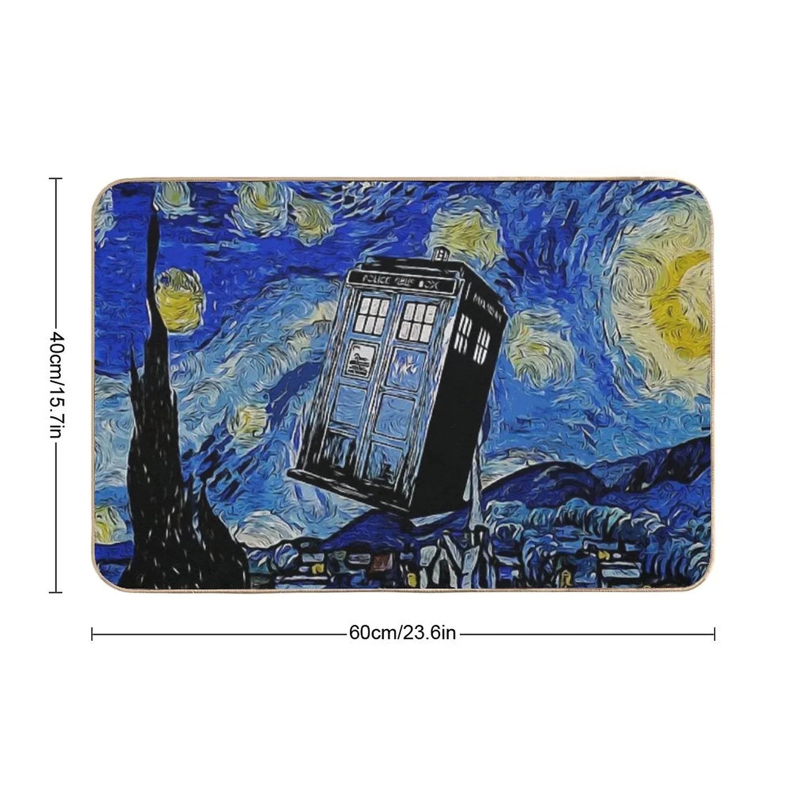 Van in Time Bath Mat