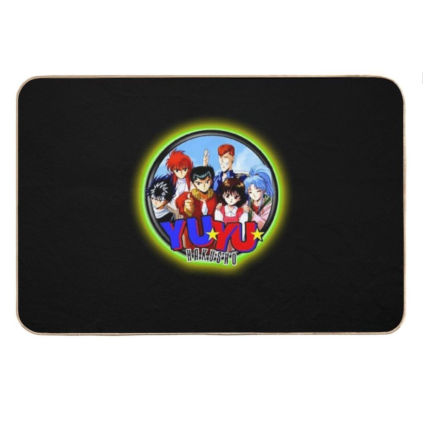 Characters Funny Hakusho Manga Logo Bath Mat