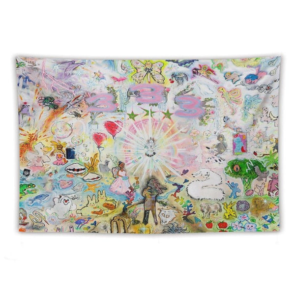 Drain Gang Bladee 333 Album Cover Tapestry Tapestry