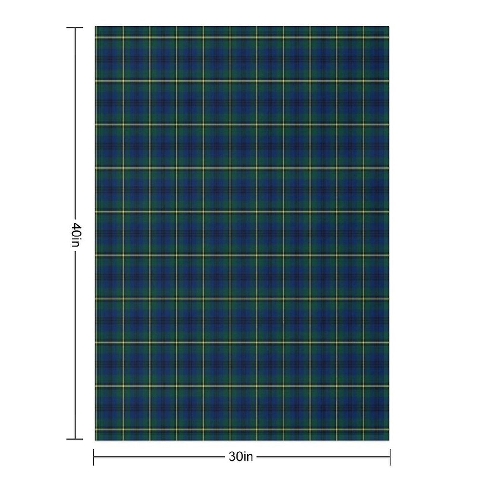 Clan Johnstone Tartan Throw Blanket