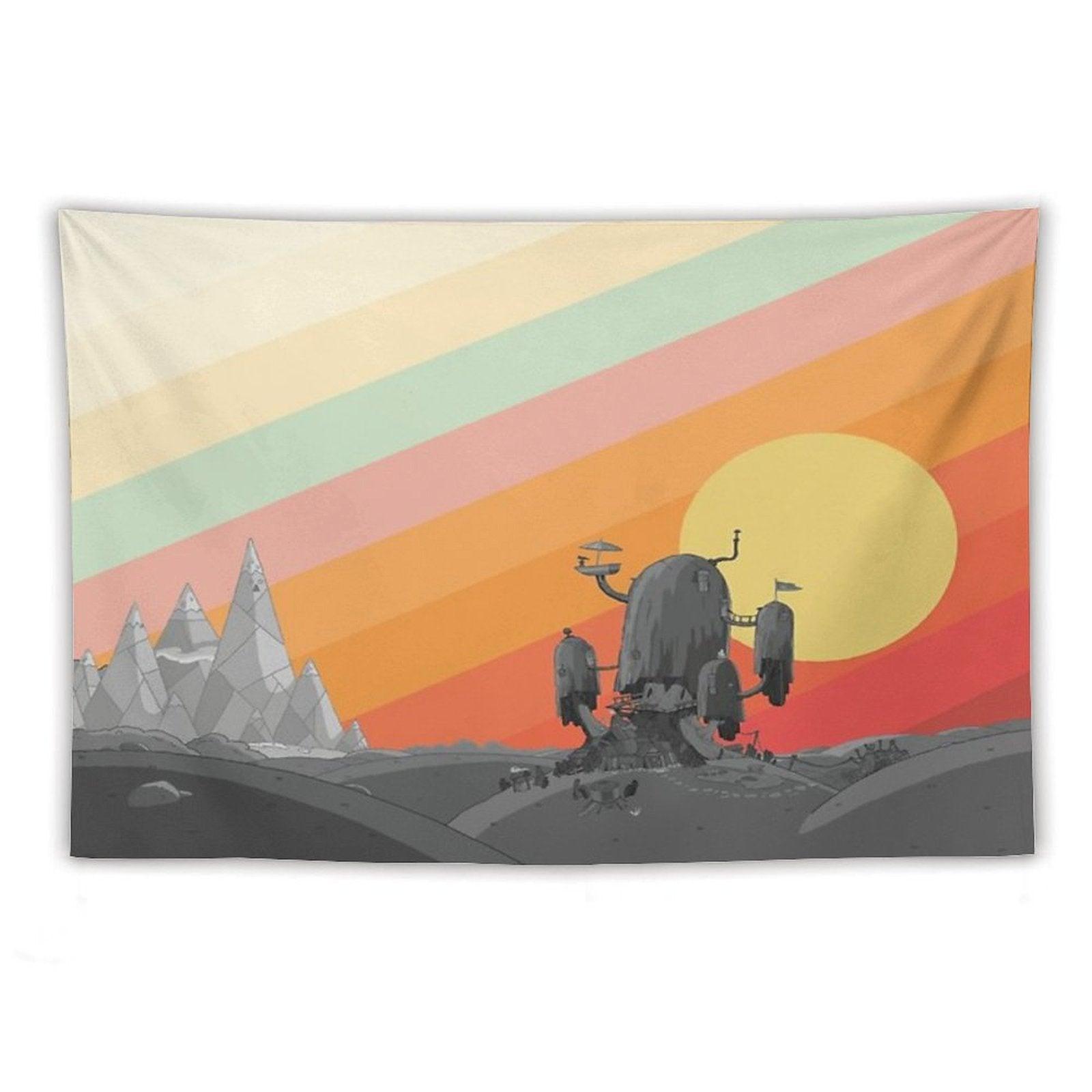 Land Of Ooo (Adventure Time) Tapestry