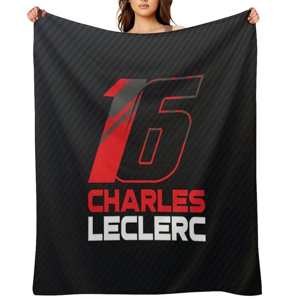 Charles Leclerc 16 V3 Compact Throw Blanket