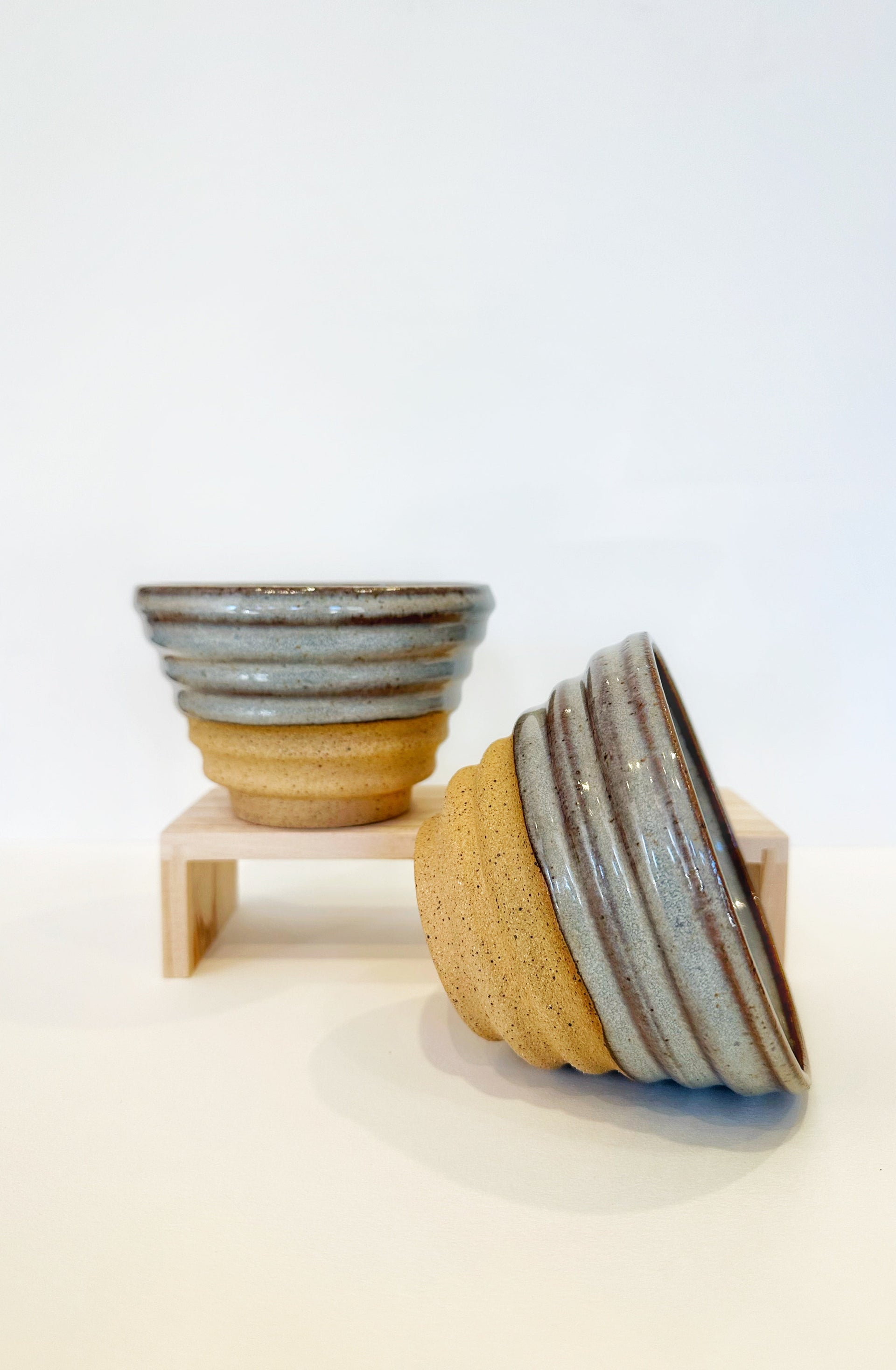 CUPS/BOWLS Mushroom (set of two)
