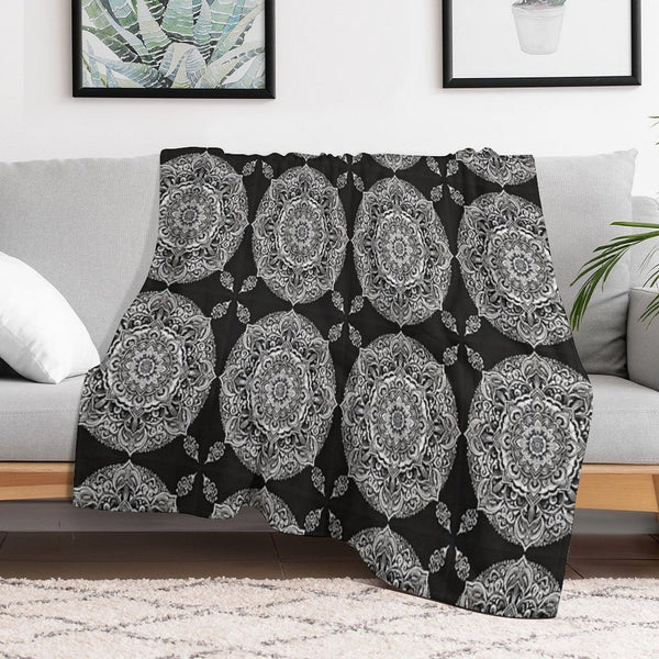 Make Your Bedroom, Kitchen & Bath Cozy with Mandala Decor Comfort Throw Blanket