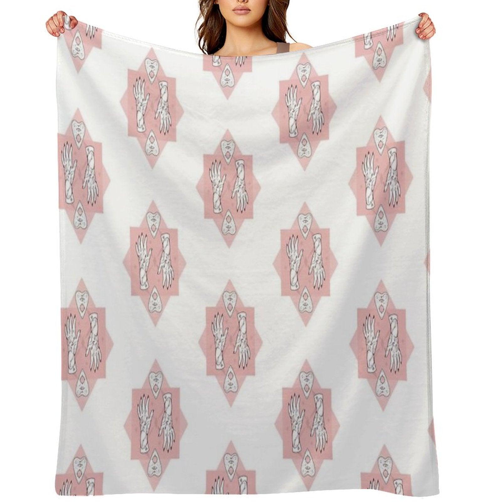 Ouija Hands Throw Blanket