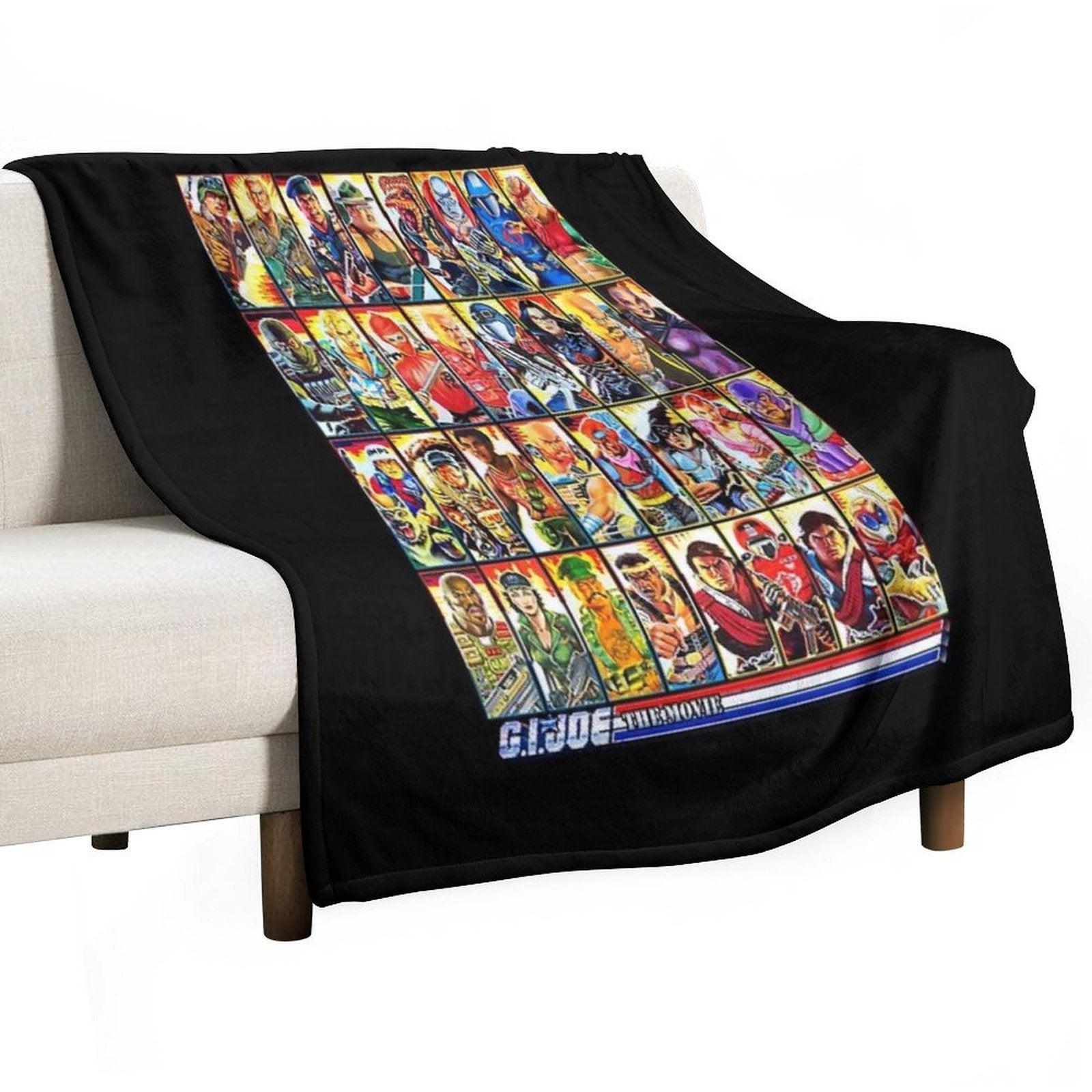 G.I. Joe in The 80s! Movie Edition! Throw Blanket