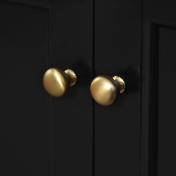 Modern Bathroom Vanity with Top Sink and 2-Tier Large Storage Shelves Cabinet