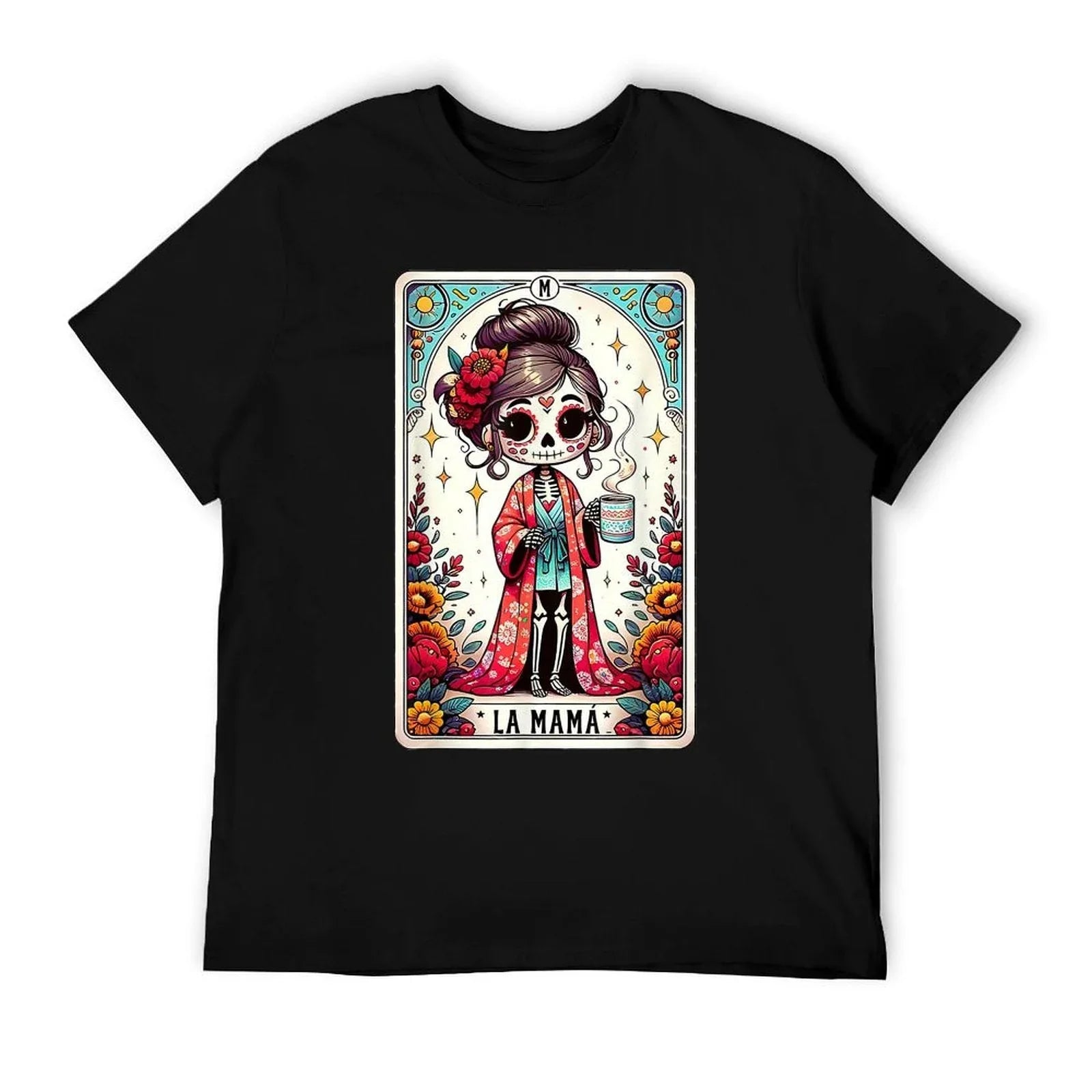 La Mamá Tarot Card Funny Mexican Mom Spanish Mothers Day T-Shirt