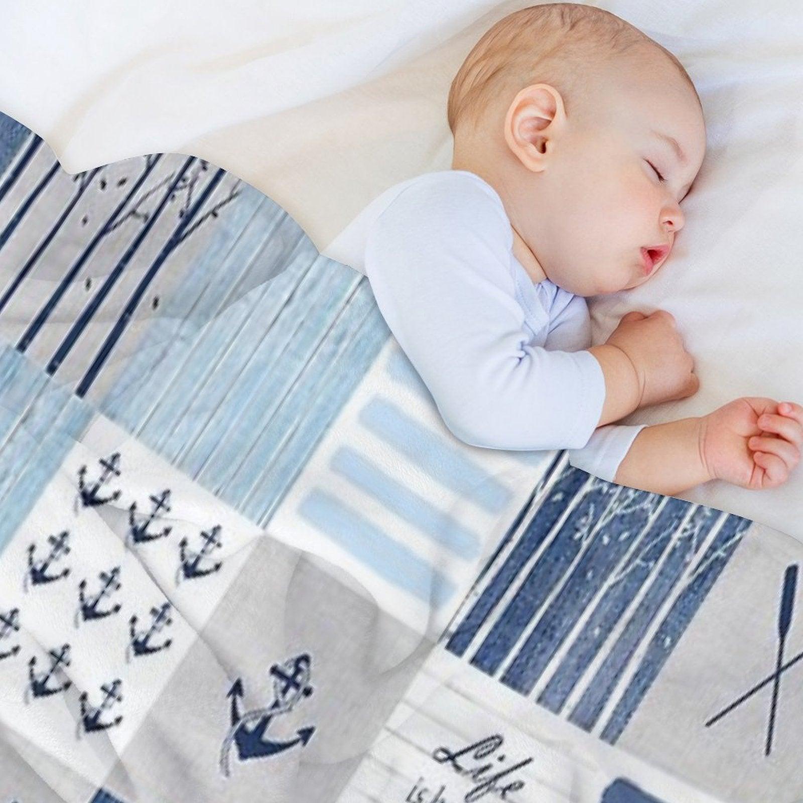 Life Is Better at The Lake Patchwork Throw Blanket