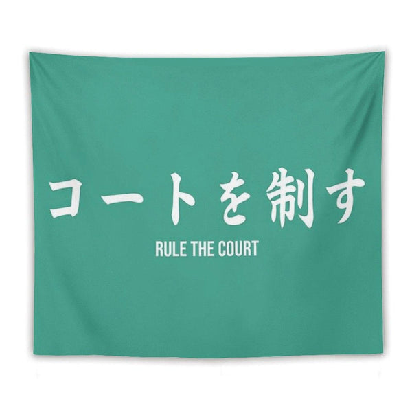 Aoba Johsai Banner Tapestry