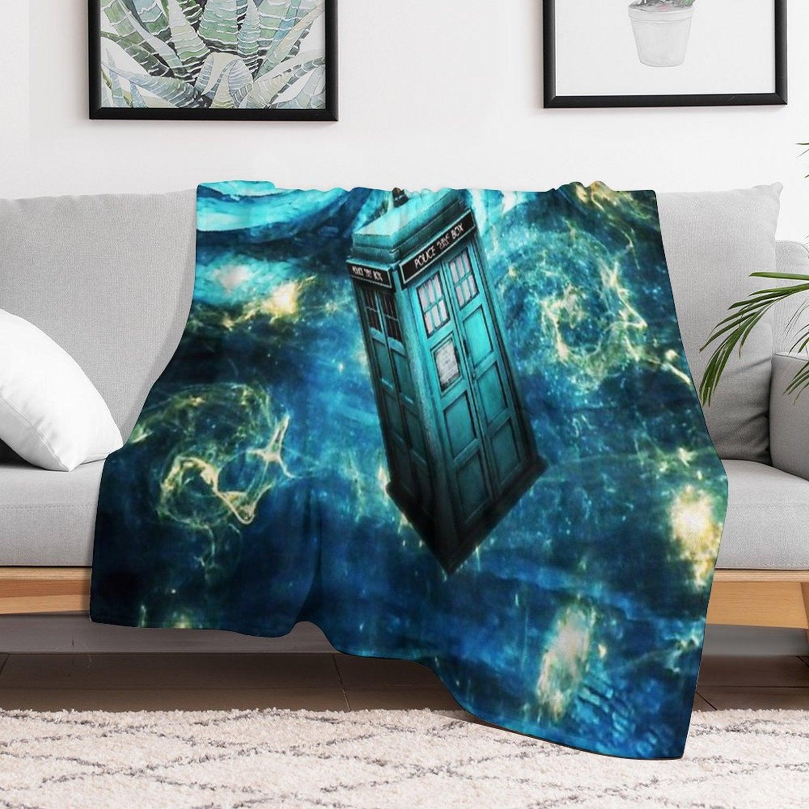 The Starry Night Throw Blanket