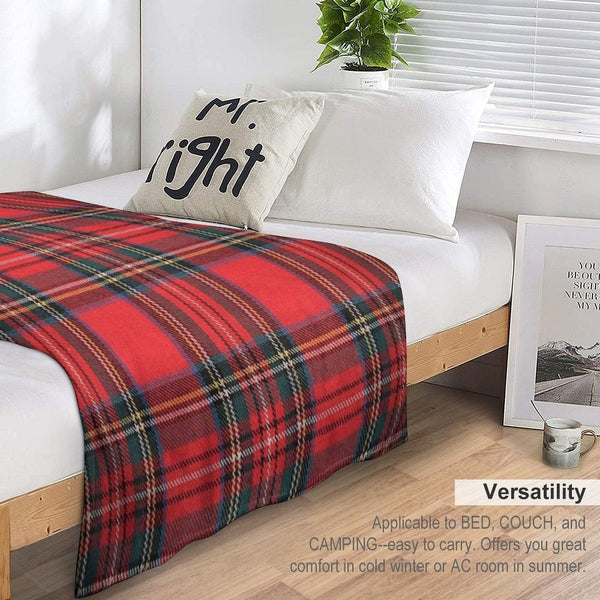 Royal Stewart Tartan Throw Blanket
