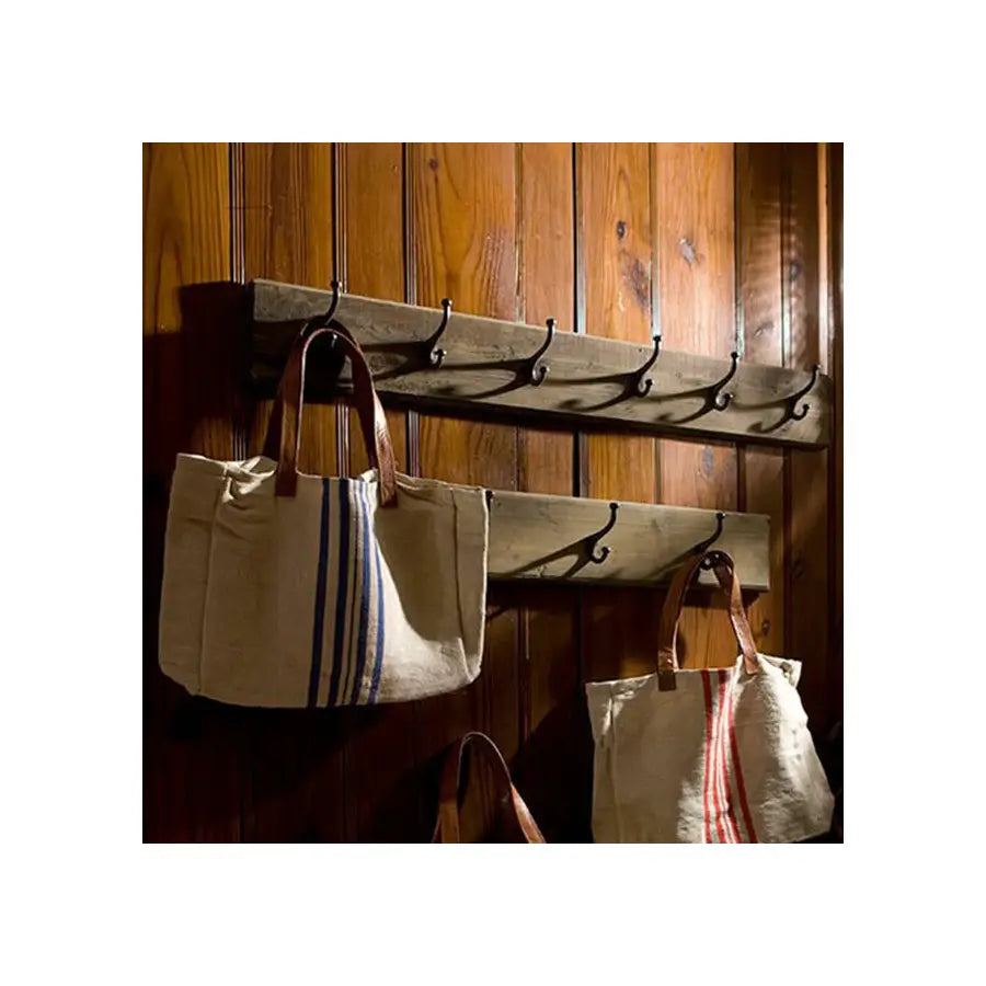 Rustic Recycled Pine Three Hooks Coat Rack