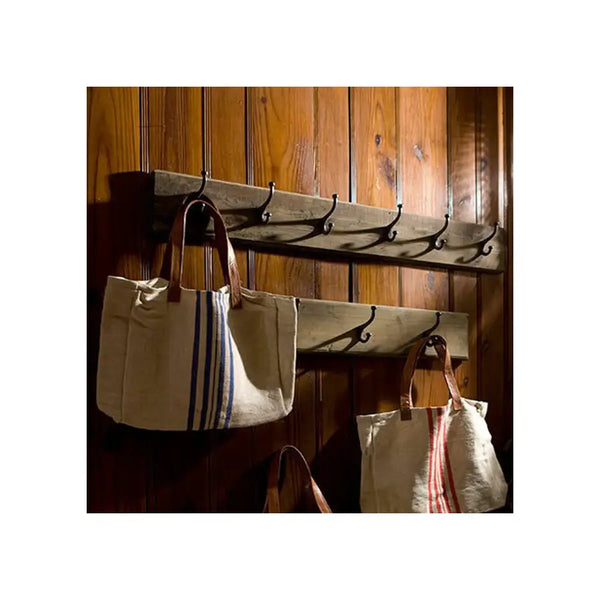 Rustic Recycled Pine Three Hooks Coat Rack