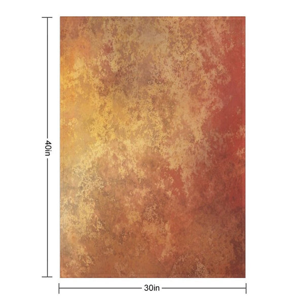 Rusted Copper And Gold Anti-pilling Throw Blanket