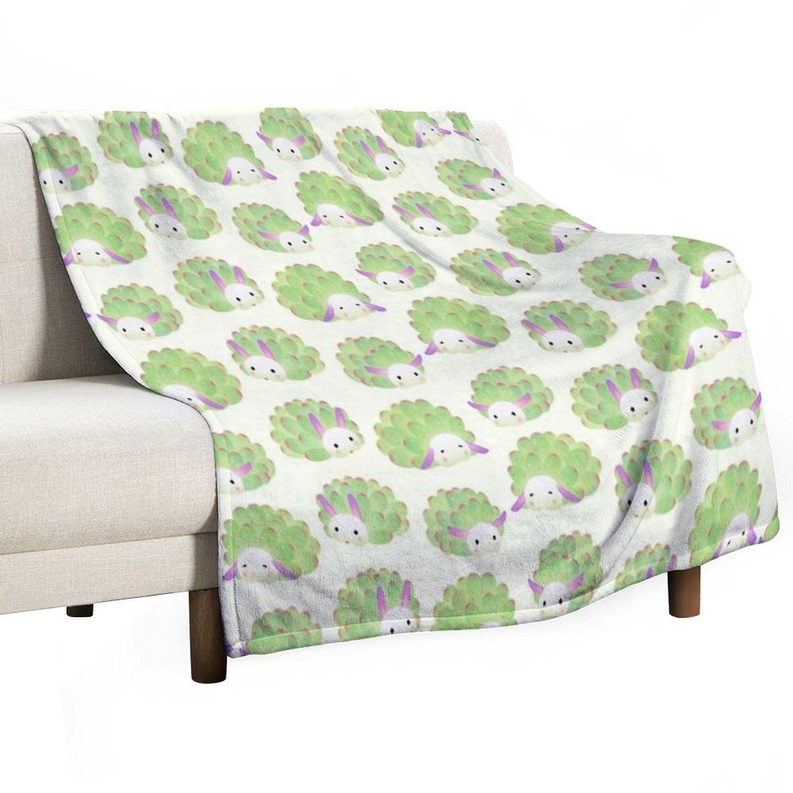 Sea Sheep Throw Blanket