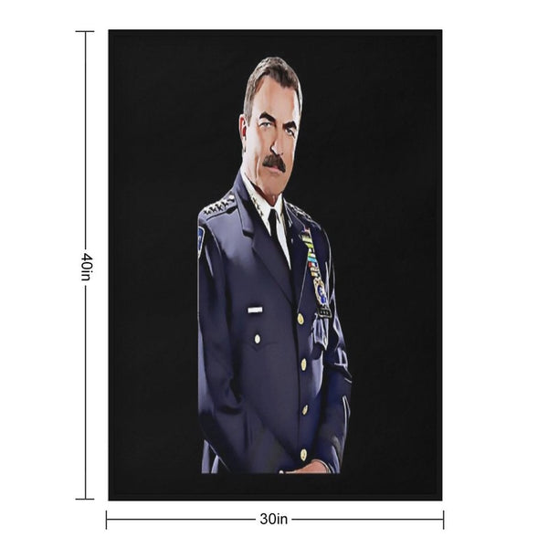 Frank Reagan Art Tv Police Series Show Versatility Throw Blanket