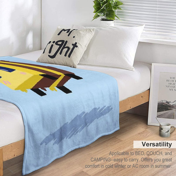 Minecraft Bee Throw Blanket BionZax