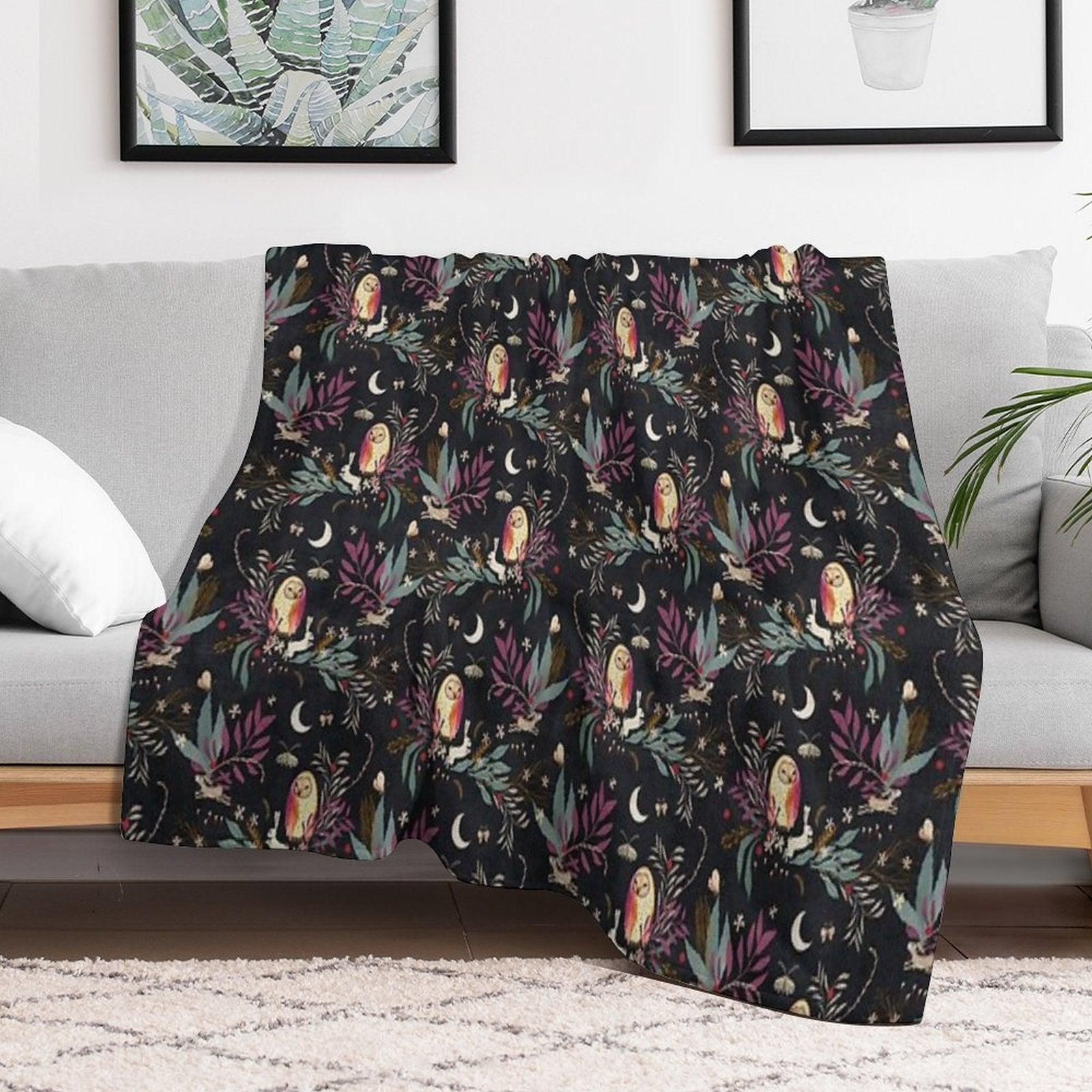 In The Night Garden Throw Blanket