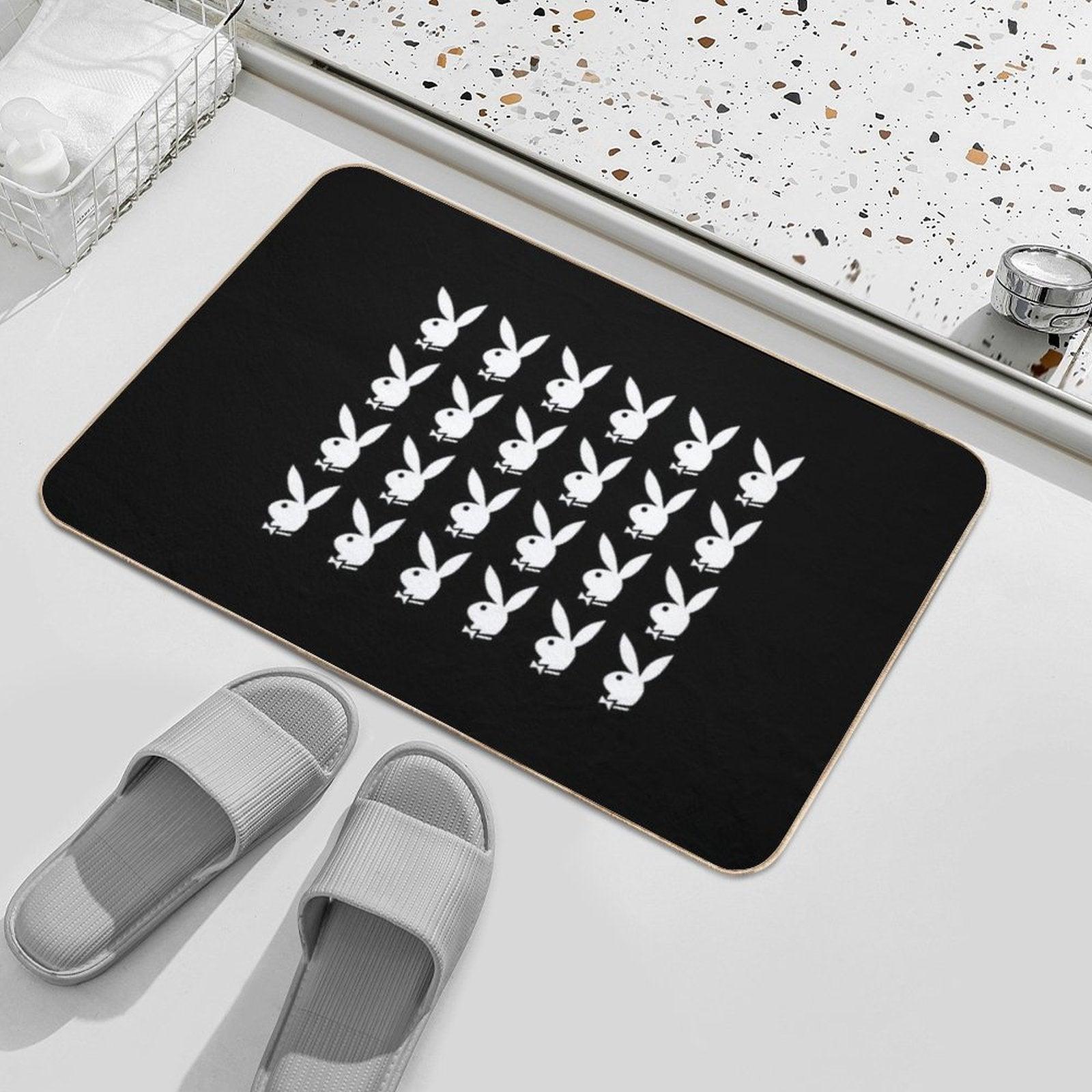 Y2k Bunny Design Bath Mat
