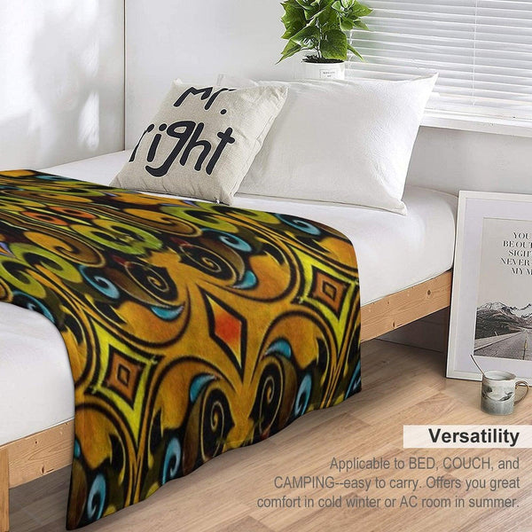 ABSTRACT-14.1 Throw Blanket