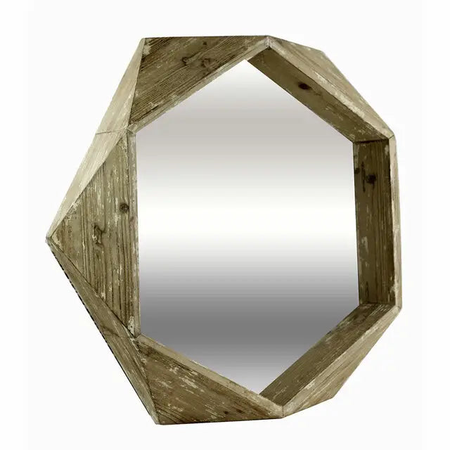 3D Wooden Quad Mirror
