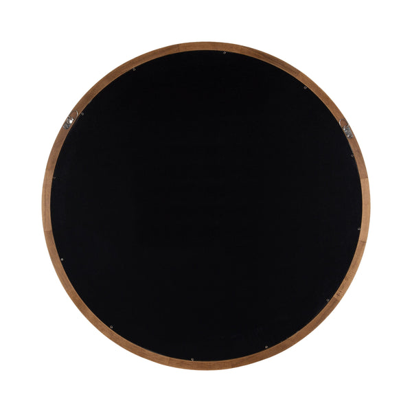 Hatherleigh Round Wood Wall Mirror