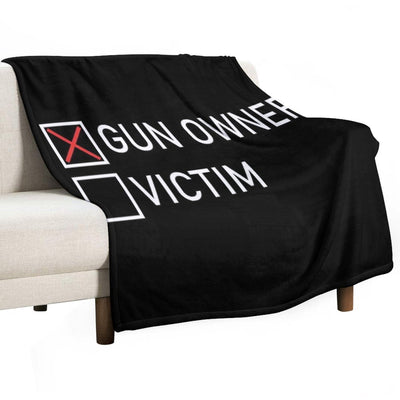 Gun Owner - Victim Multi-functional Throw Blanket
