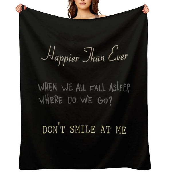 Billie's Albums Throw Blanket