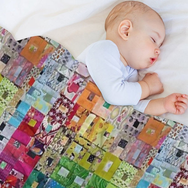 Patchwork Easy Care Throw Blanket