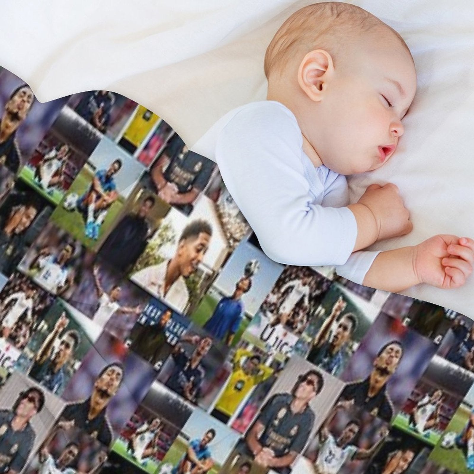 Jude Bellingham Collage Comfort Throw Blanket