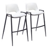 Desi Barstool (Set of 2) White