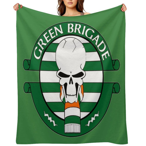 Green Brigade Durable Throw Blanket