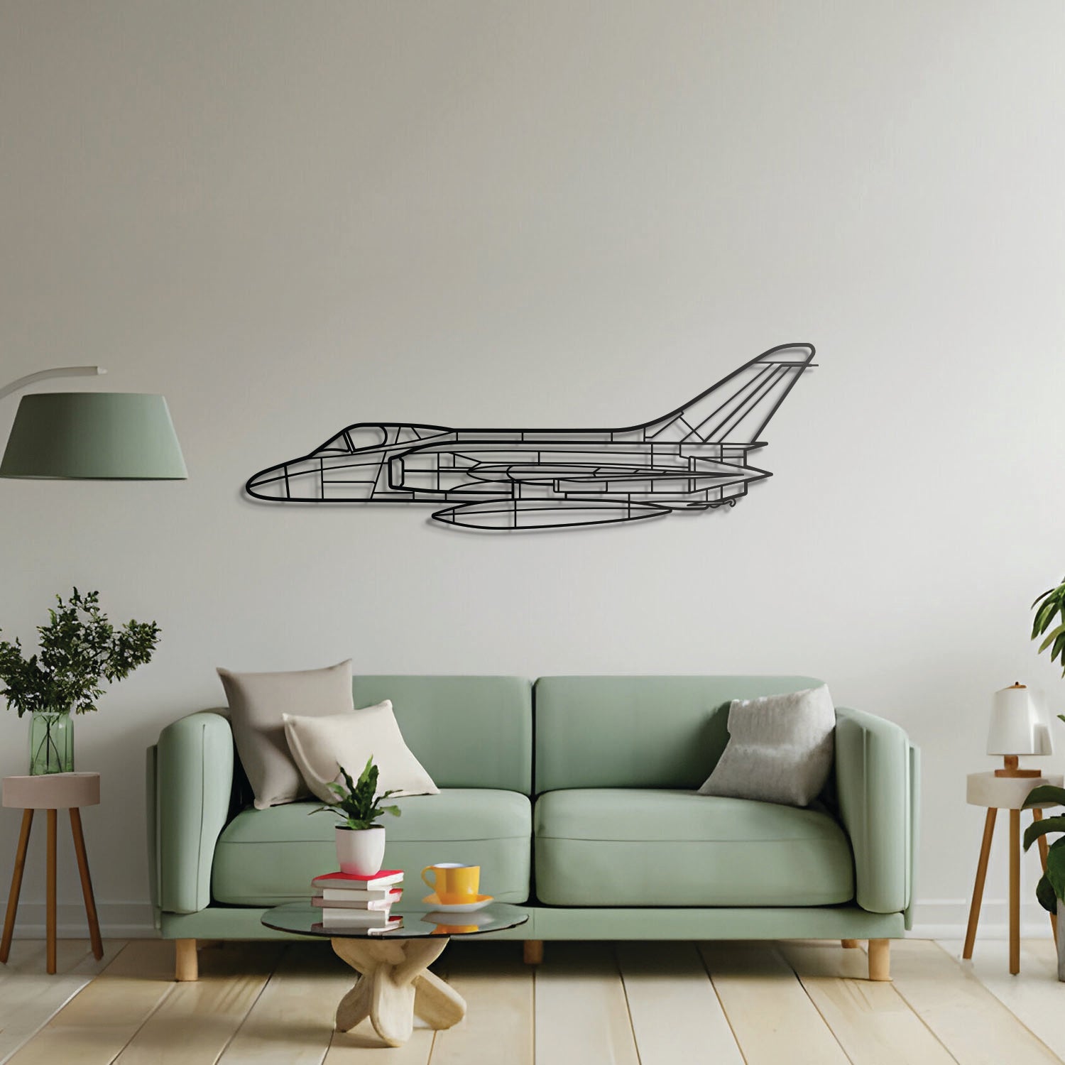 F4D Skyray Metal Aircraft Wall Art - NCP0475