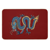 TIBETAN DRAGON RUG-red Bath Mat