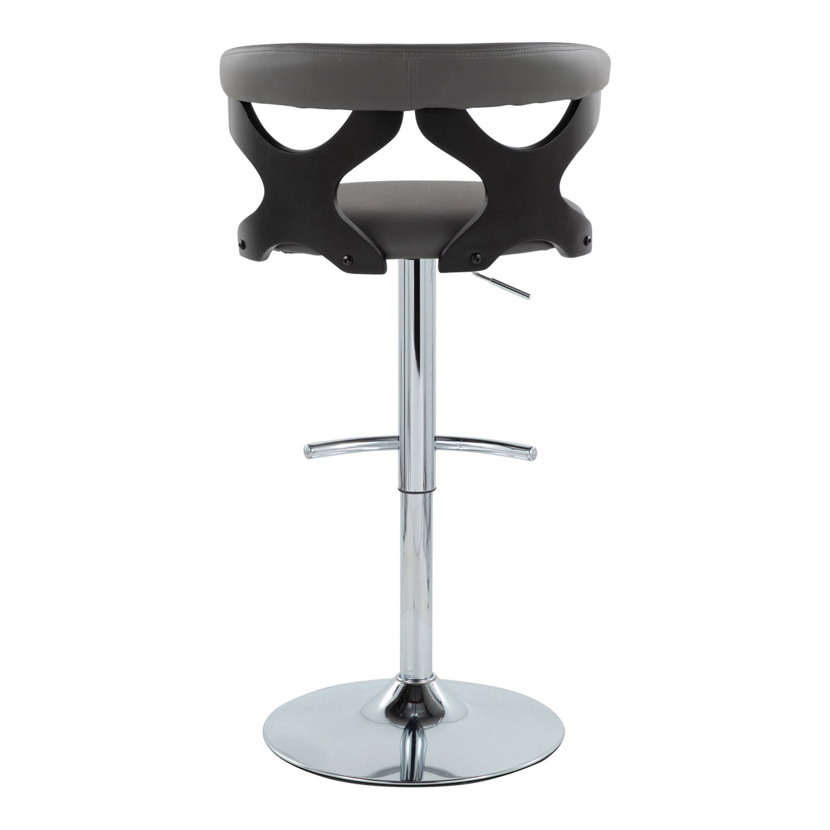 Contemporary Adjustable Barstool with Swivel