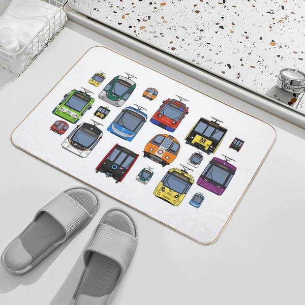 GB Metro And Light Rail Bath Mat