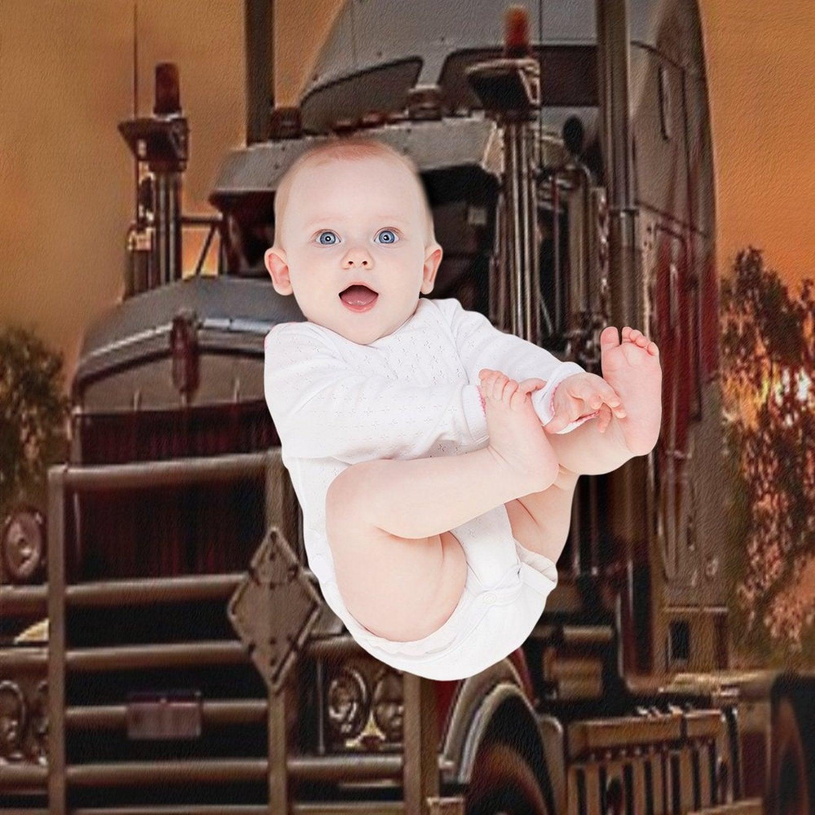 Prime Mover Kenworth Truck at Sunset Throw Blanket