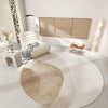 Round Cashmere Look Rug For The Bedroom Home Use - Eastern Ambiance 01 / Diameter 80cm