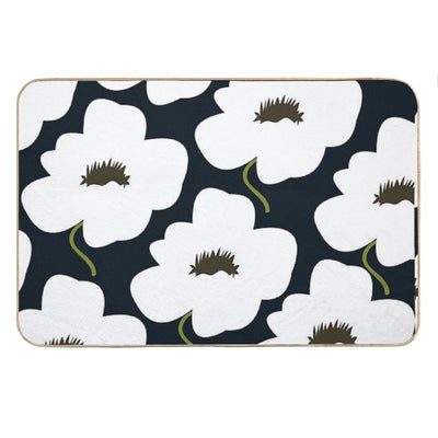 B&W Finnish Flower Bath Mat